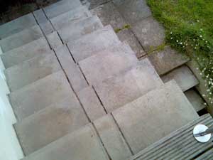 Concrete steps after 
