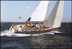 Hallberg Rassey Yacht decks - treated with Boracol